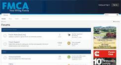 Desktop Screenshot of community.fmca.com