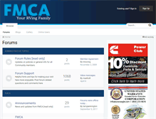 Tablet Screenshot of community.fmca.com